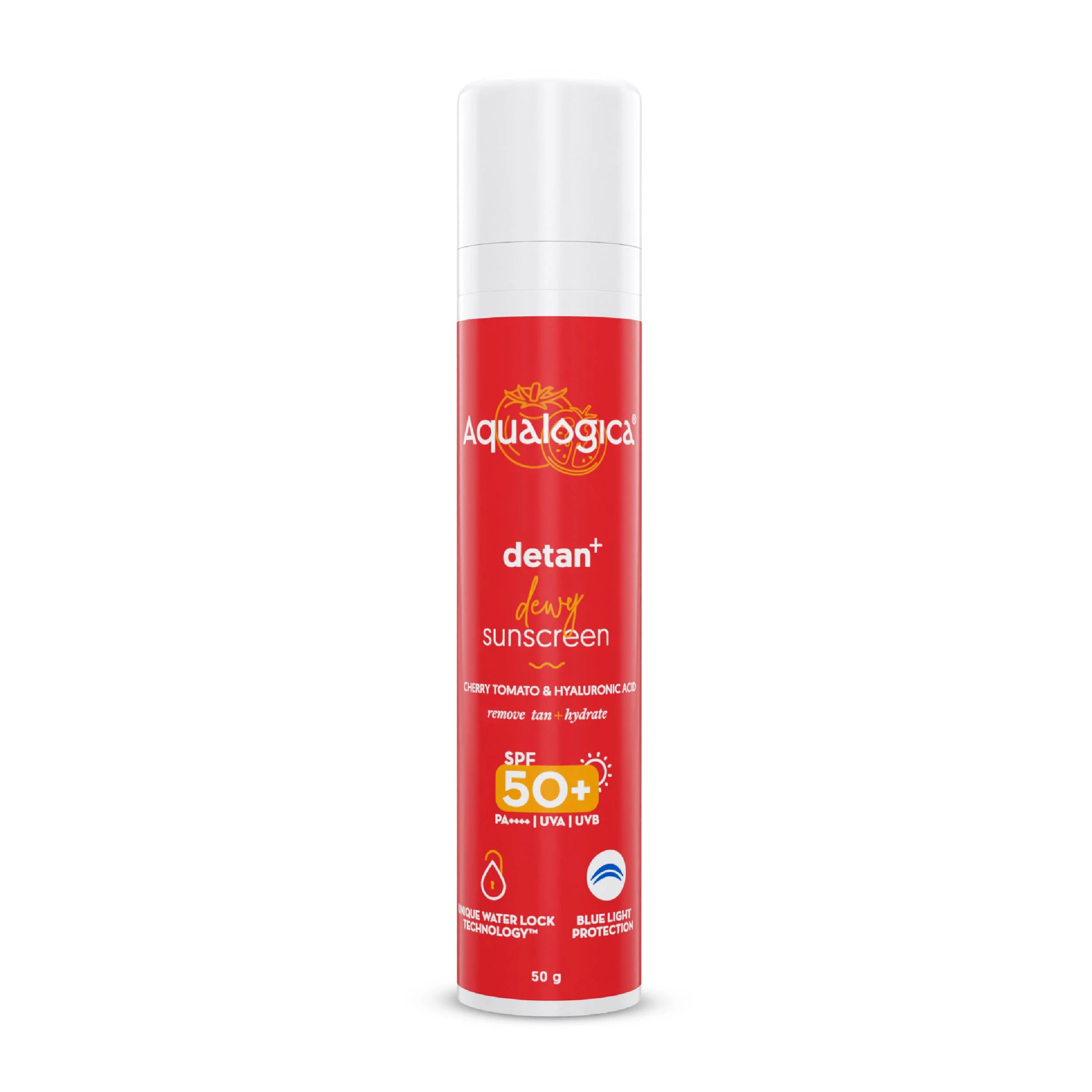FREEBIE | Detan+ Dewy Sunscreen with SPF 50+ & PA++++ for UVA/B & Blue Light Protection & No White Cast - 50g - Image 2