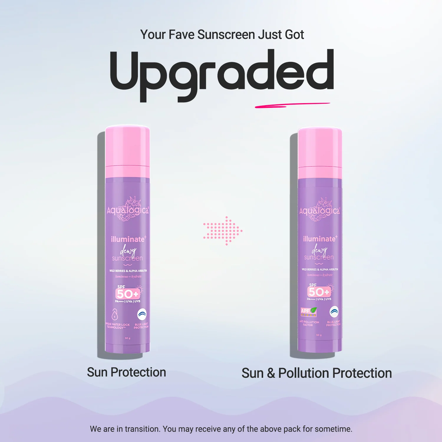 Illuminate+ Dewy Sunscreen In-Vivo Tested SPF 50+ PA++++ with Wild Berries & Alpha Arbutin - 50 g - Image 3