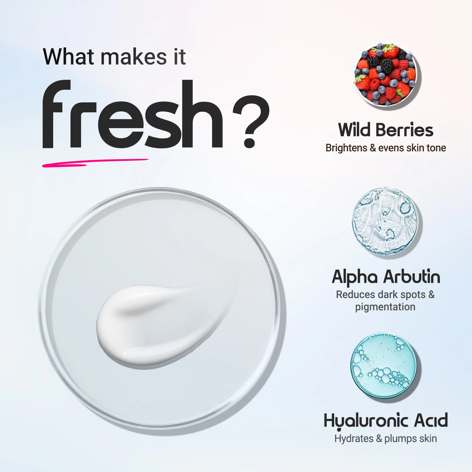 Illuminate+ Dewy Sunscreen In-Vivo Tested SPF 50+ PA++++ with Wild Berries & Alpha Arbutin - 80 g - Image 5