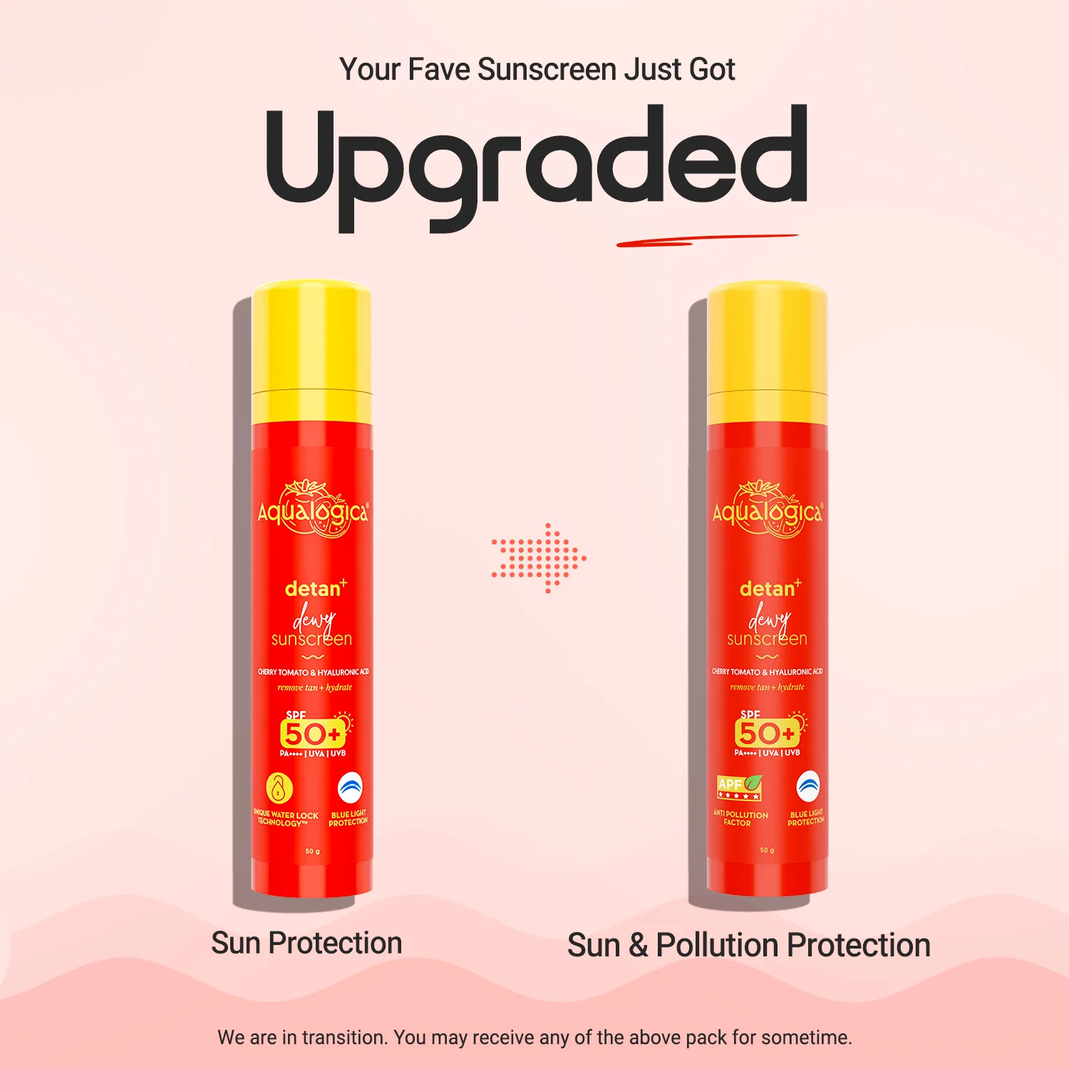 Detan+ Dewy Sunscreen In-Vivo Tested SPF 50+ PA++++ with Cherry Tomato & HA - 50 g - Image 4