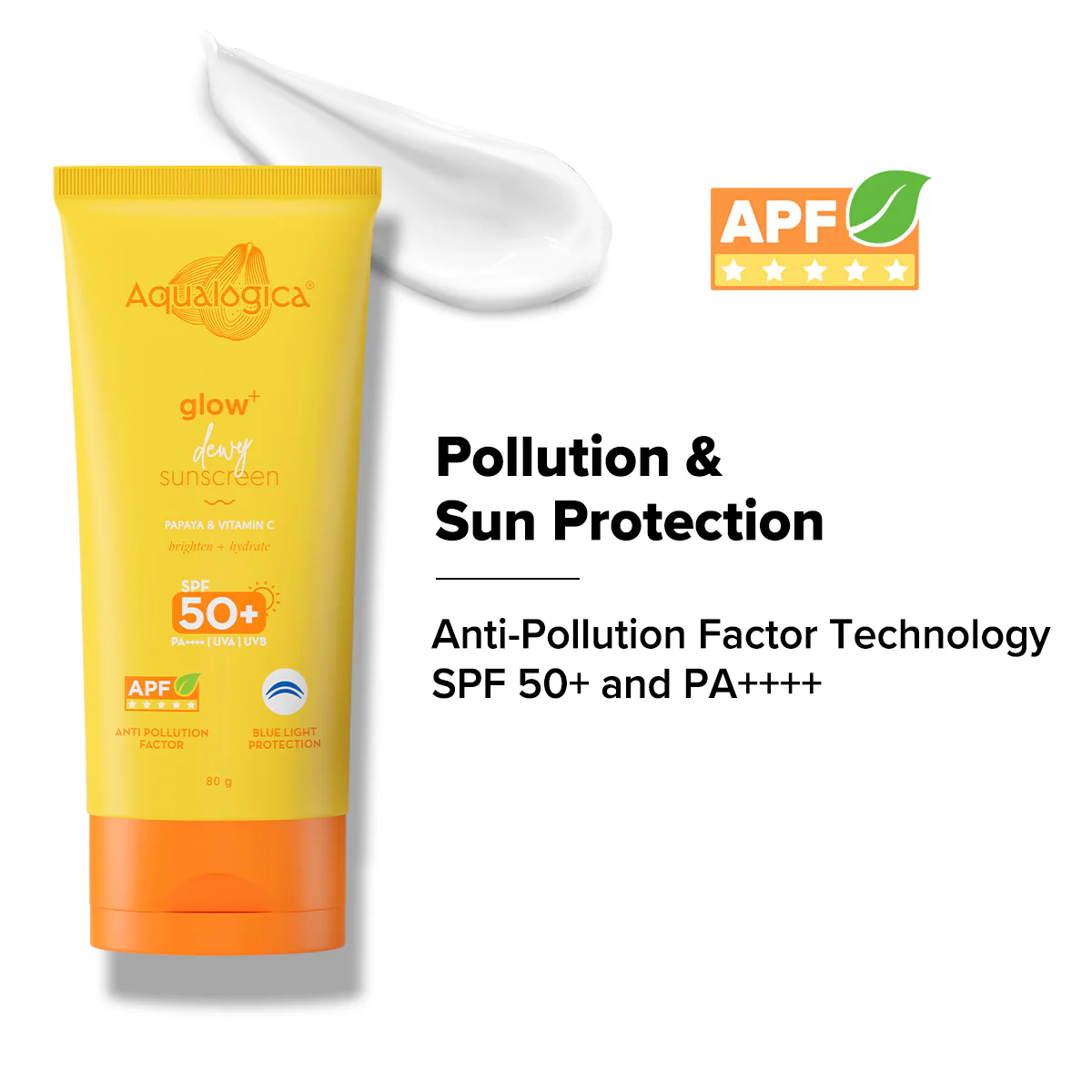 FREEBIE Glow+ Dewy Sunscreen with SPF 50+ & PA++++ for UVA/B & Blue Light Protection & No White Cast - 80g - Image 10