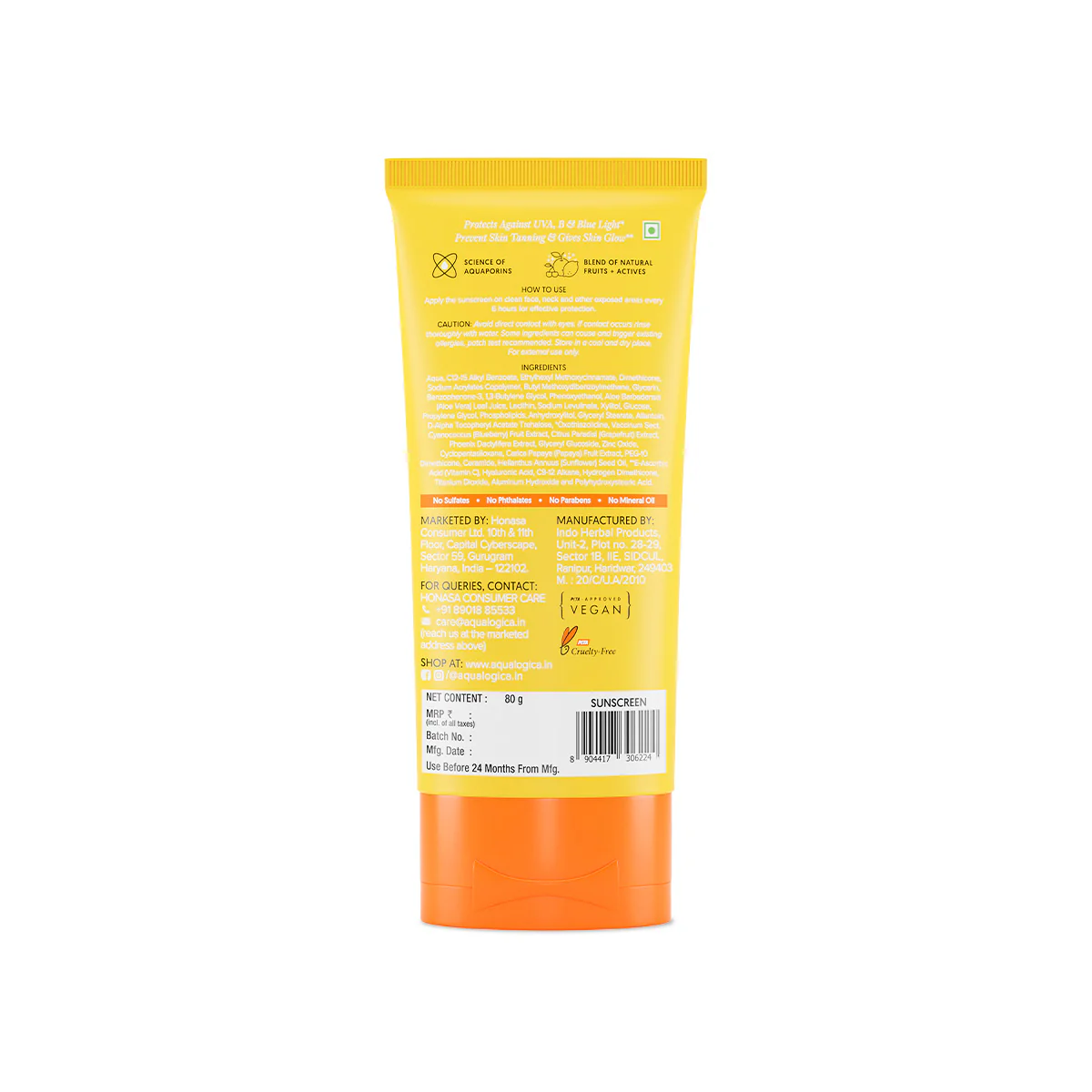 FREEBIE Glow+ Dewy Sunscreen with SPF 50+ & PA++++ for UVA/B & Blue Light Protection & No White Cast - 80g - Image 12