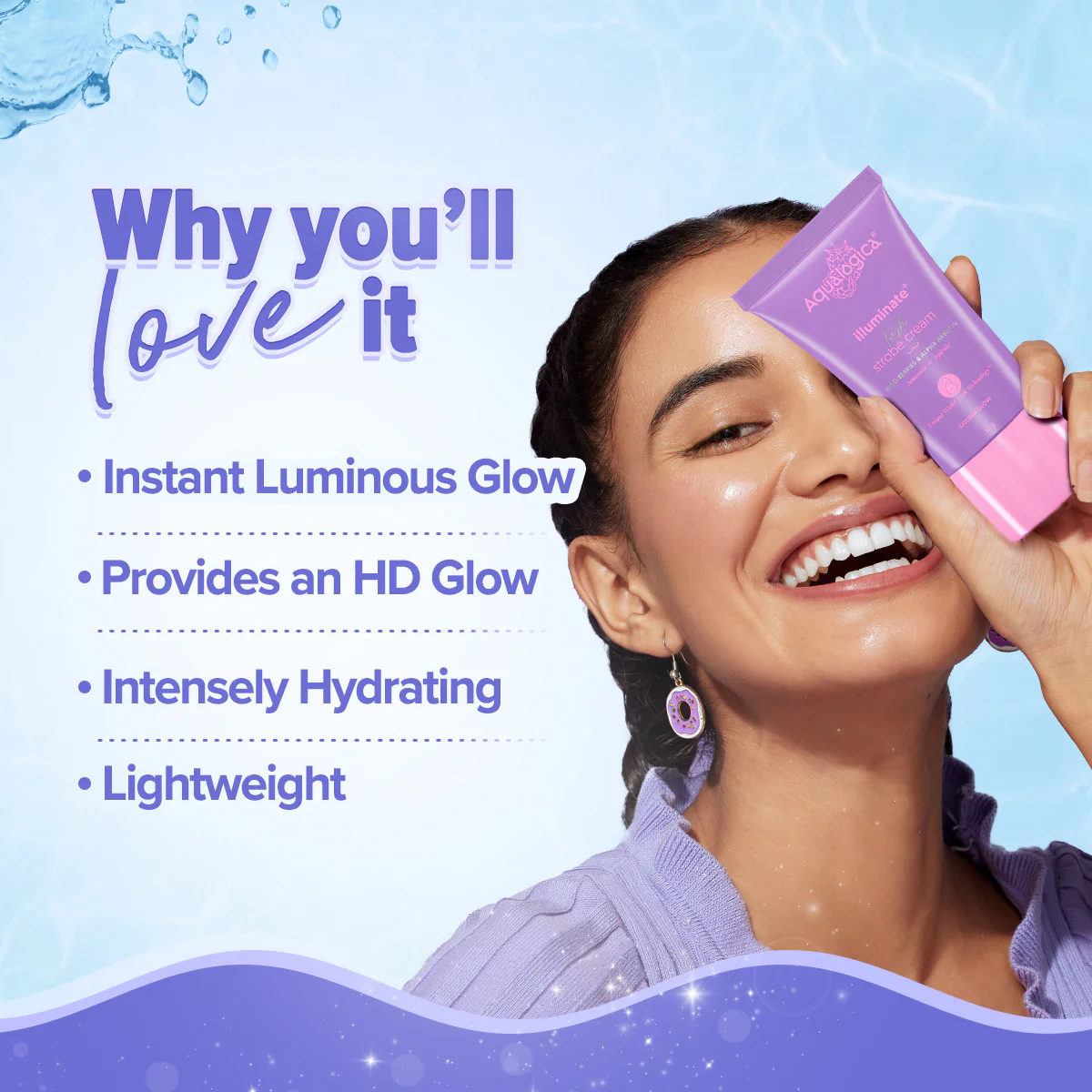 Illuminate+ Lush Strobe Cream with Wild Berries & Alpha Arbutin for Instant HD Glow - 30g - Image 3