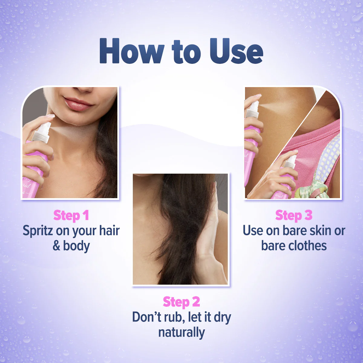 FREEBIE - Refresh+ On The Go - Set of 3 Perfume Body Mist - Image 6