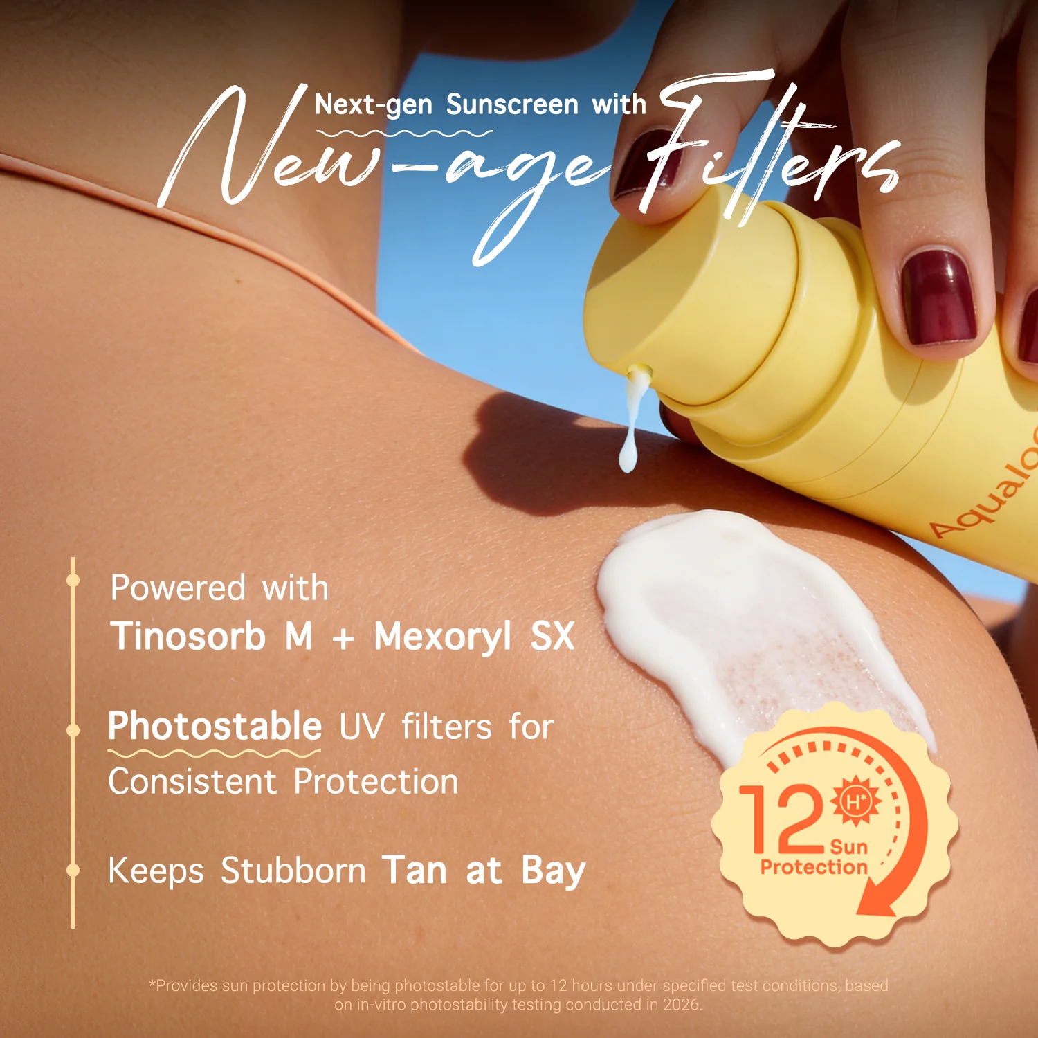 Glow+ Dewy Sunscreen Gel In-Vivo Tested SPF 50+ PA++++ with Papaya & Vitamin C - 50g - Image 8