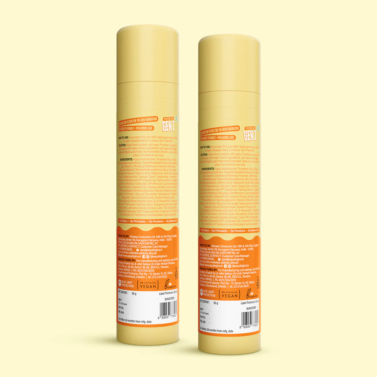 Glow+ Dewy Sunscreen Gel In-Vivo Tested SPF 50+ PA++++ with Papaya & Vitamin C - 50g (Pack of 2) - Image 12