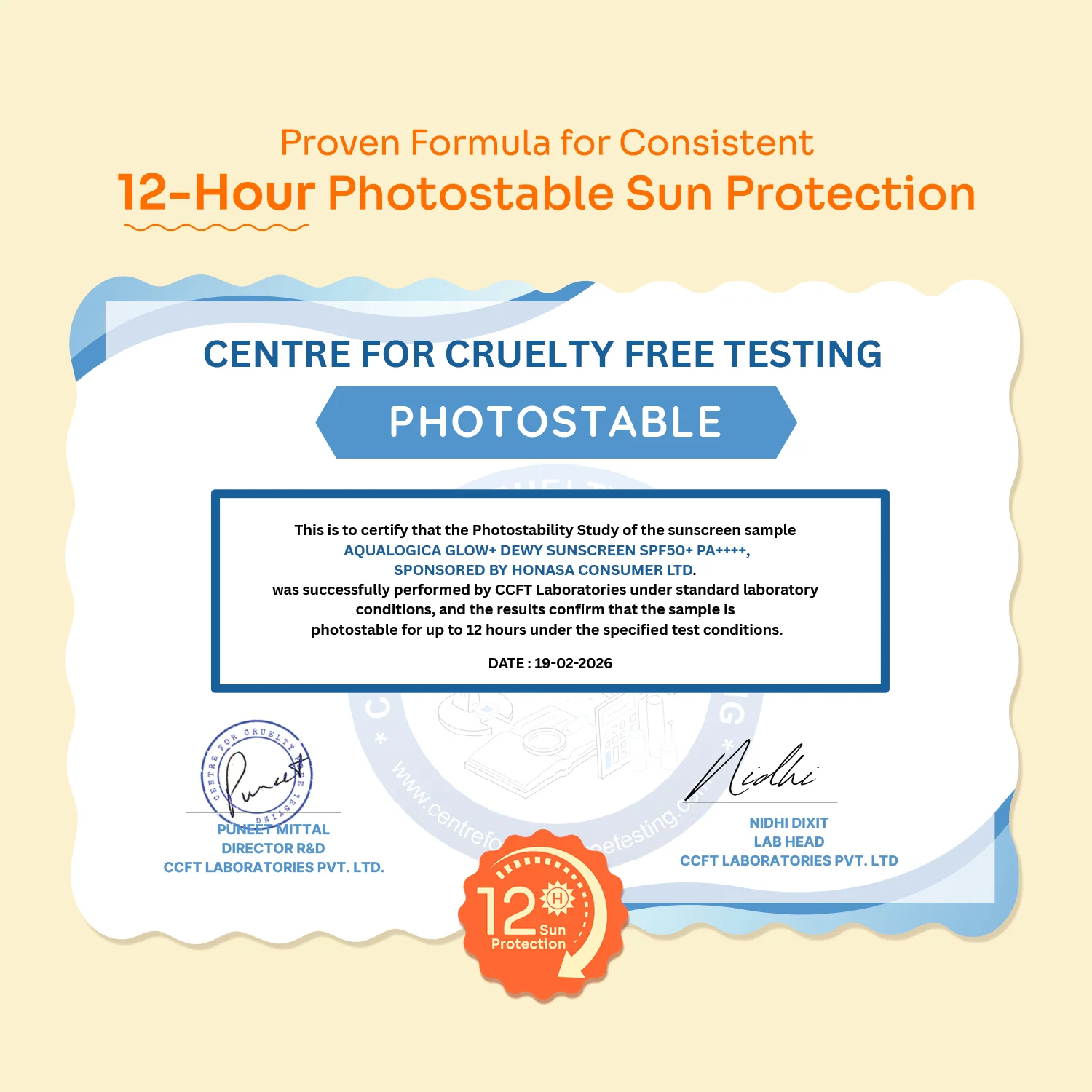Glow+ Dewy Sunscreen Gel In-Vivo Tested SPF 50+ PA++++ with Papaya & Vitamin C - 50g (Pack of 3) - Image 3