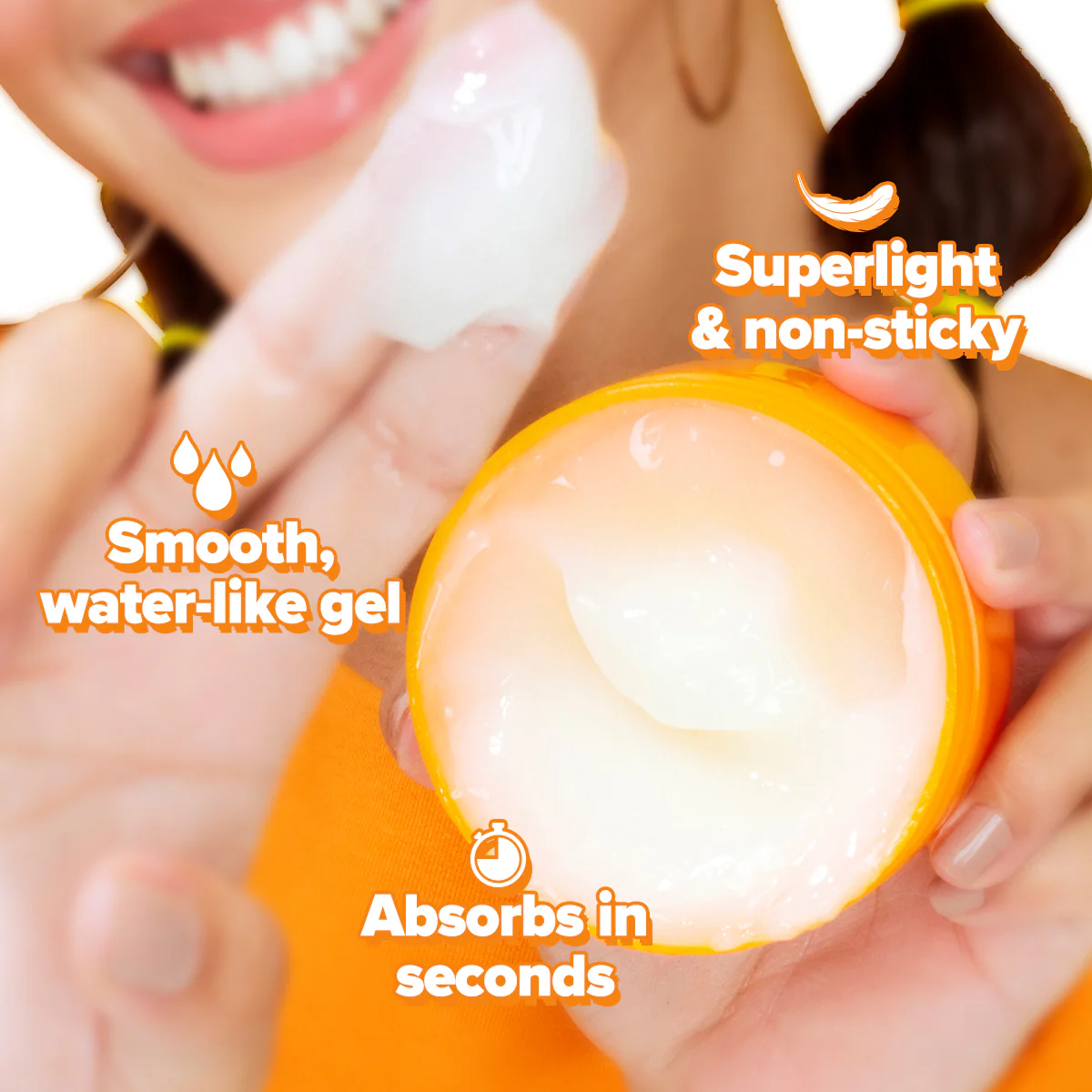 Glow+ Hydra Gel Moisturizer with Vitamin C & Papaya - 100 g - Image 6