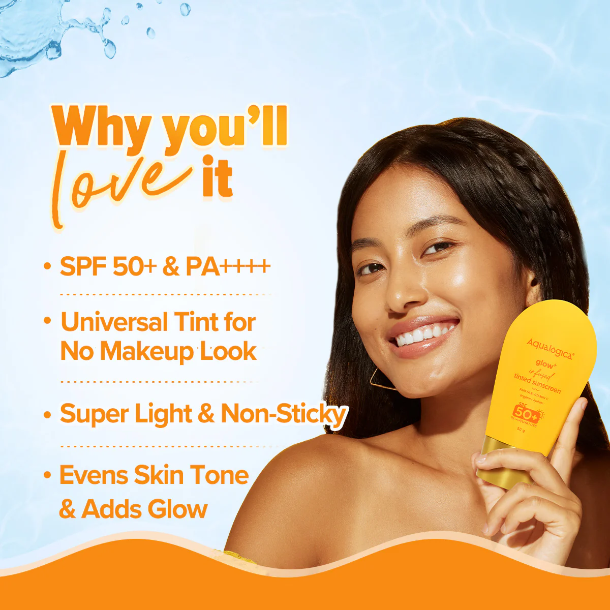 Glow+ Infused Tinted Sunscreen With Papaya & Vitamin C - Image 7