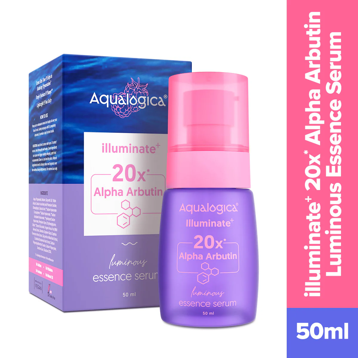 Illuminate+ 20x Alpha Arbutin Luminous Essence Serum 50ml - Image 2
