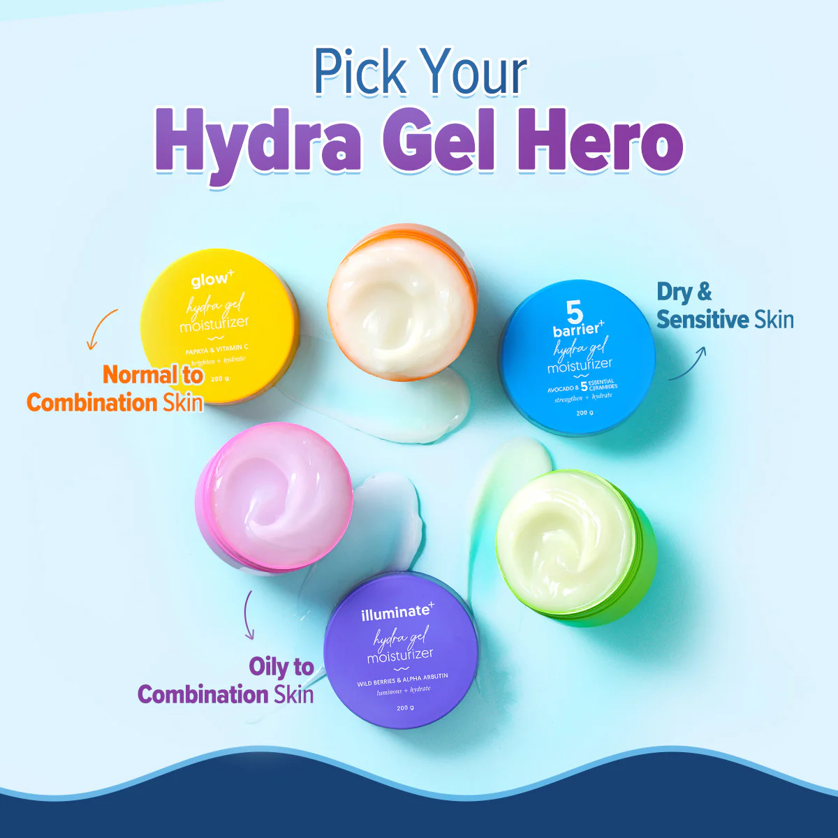 Illuminate + Hydra Gel Moisturizer with Wild Berries & Alpha Arbutin - 200g (Pack of 2) - Image 7