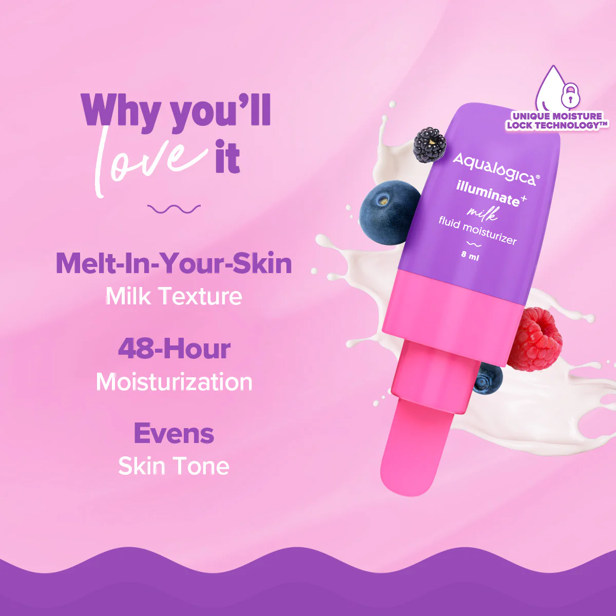 FREEBIE - Illuminate + Milk Fluid Moisturizer - 8ml - Image 3