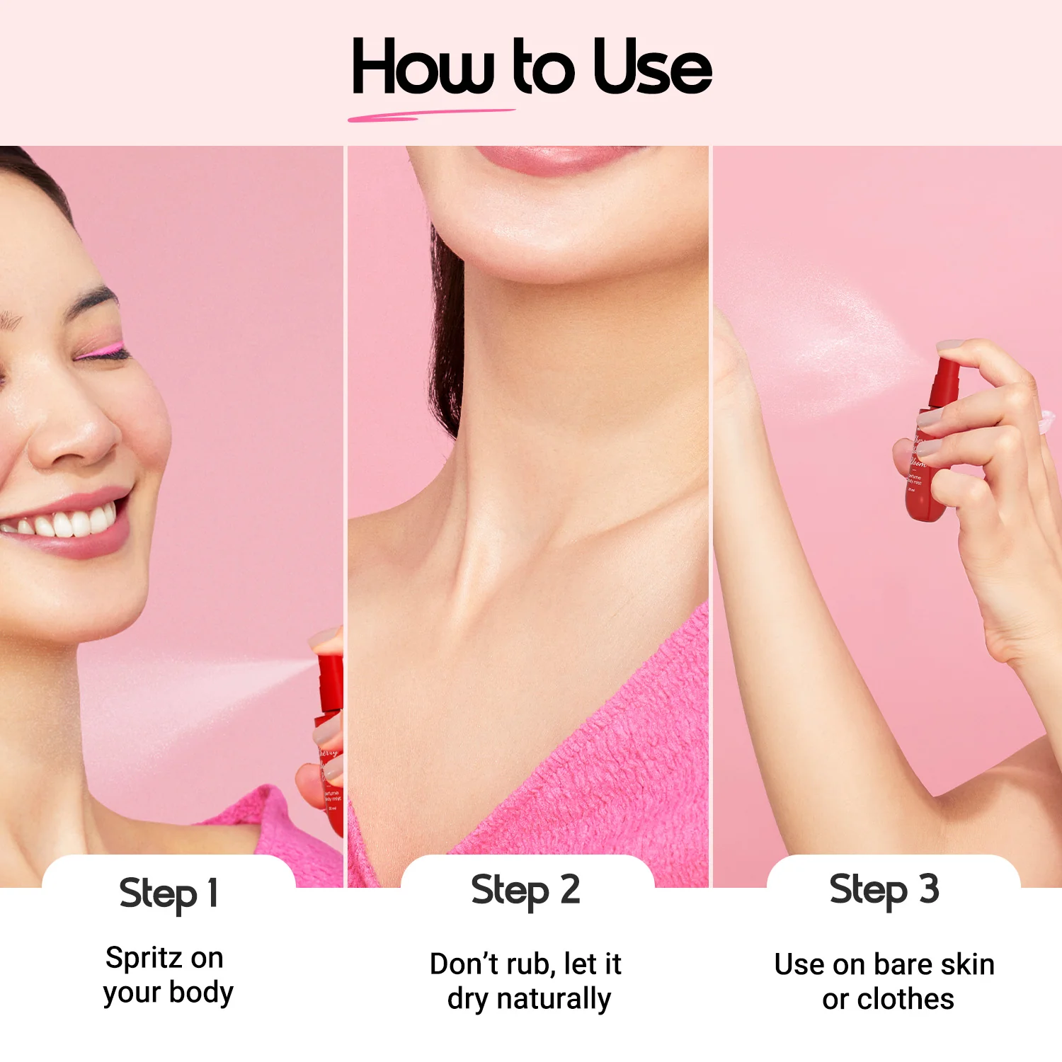 Refresh+ Love at first spritz Set of 3 Perfume Body Mist - Image 8