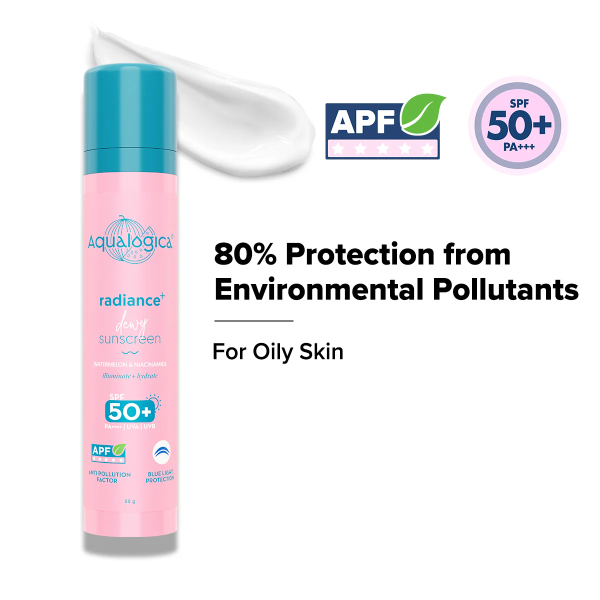 Radiance+ Dewy Sunscreen In-Vivo Tested with Watermelon & Niacinamide with SPF 50 & PA++++ - 50g - Image 5
