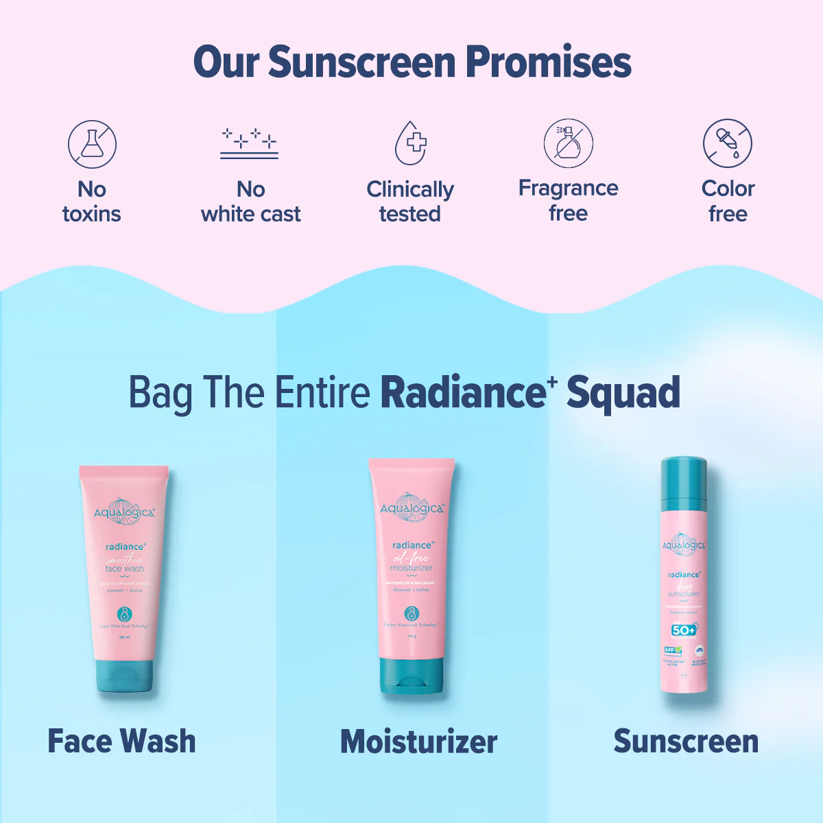 Radiance+ Dewy Sunscreen In-Vivo Tested with Watermelon & Niacinamide with SPF 50 & PA++++ - 50g(Pack of 3) - Image 10