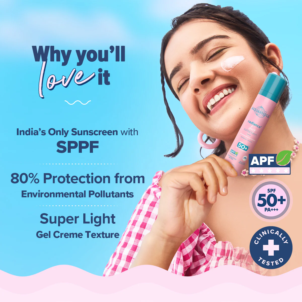 Radiance+ Dewy Sunscreen In-Vivo Tested with Watermelon & Niacinamide with SPF 50 & PA++++ - 50g(Pack of 3) - Image 3