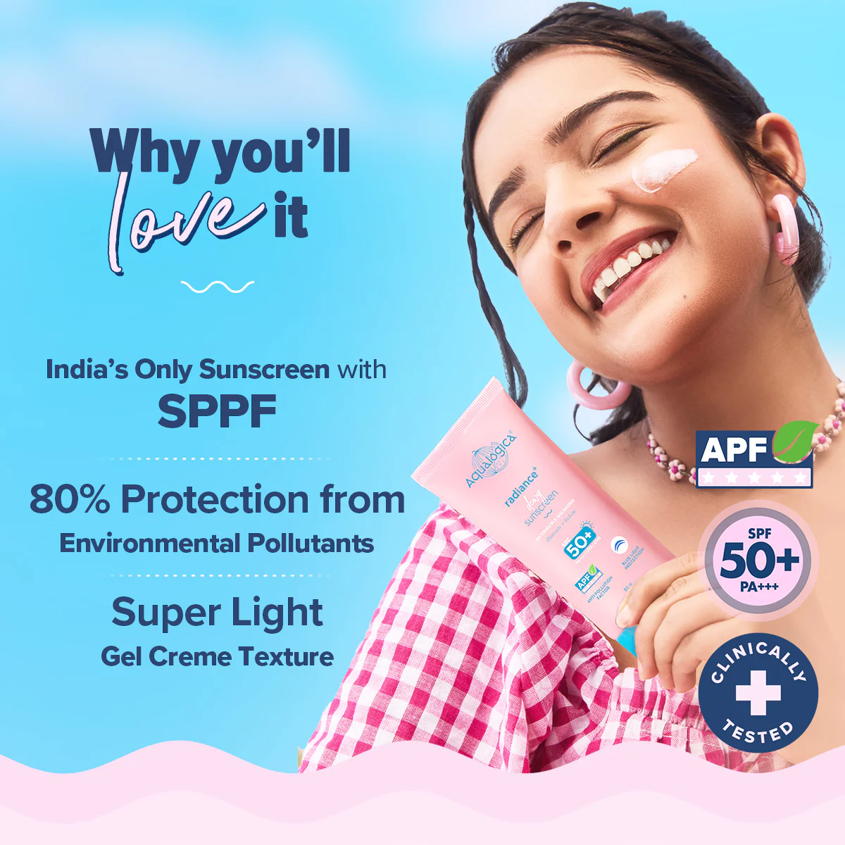 Radiance+ Dewy Sunscreen In-Vivo Tested with Watermelon & Niacinamide with SPF 50 & PA++++ - 80g - Image 5
