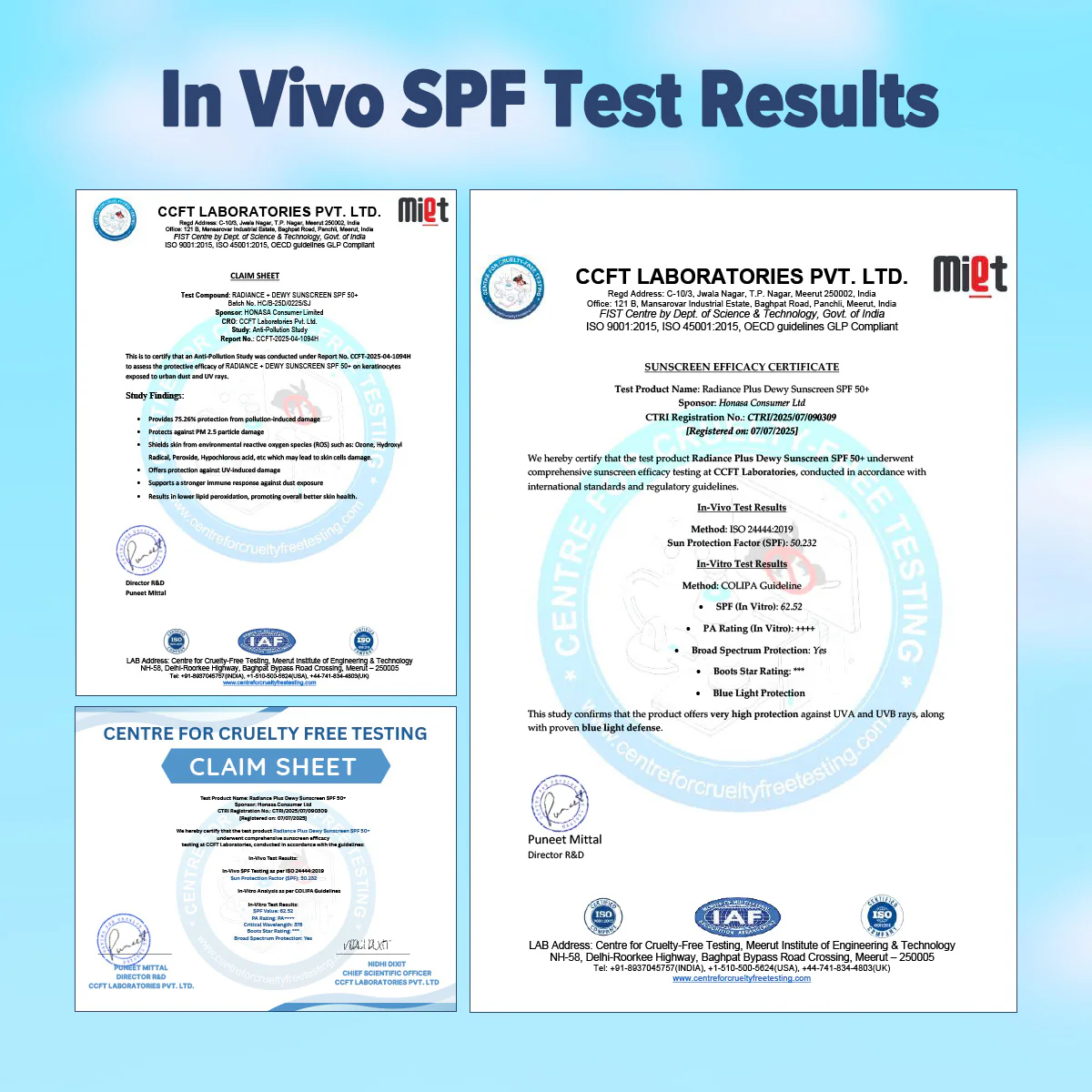 Radiance+ Dewy Sunscreen In-Vivo Tested with Watermelon & Niacinamide with SPF 50 & PA++++ - 80g (Pack of 2) - Image 9