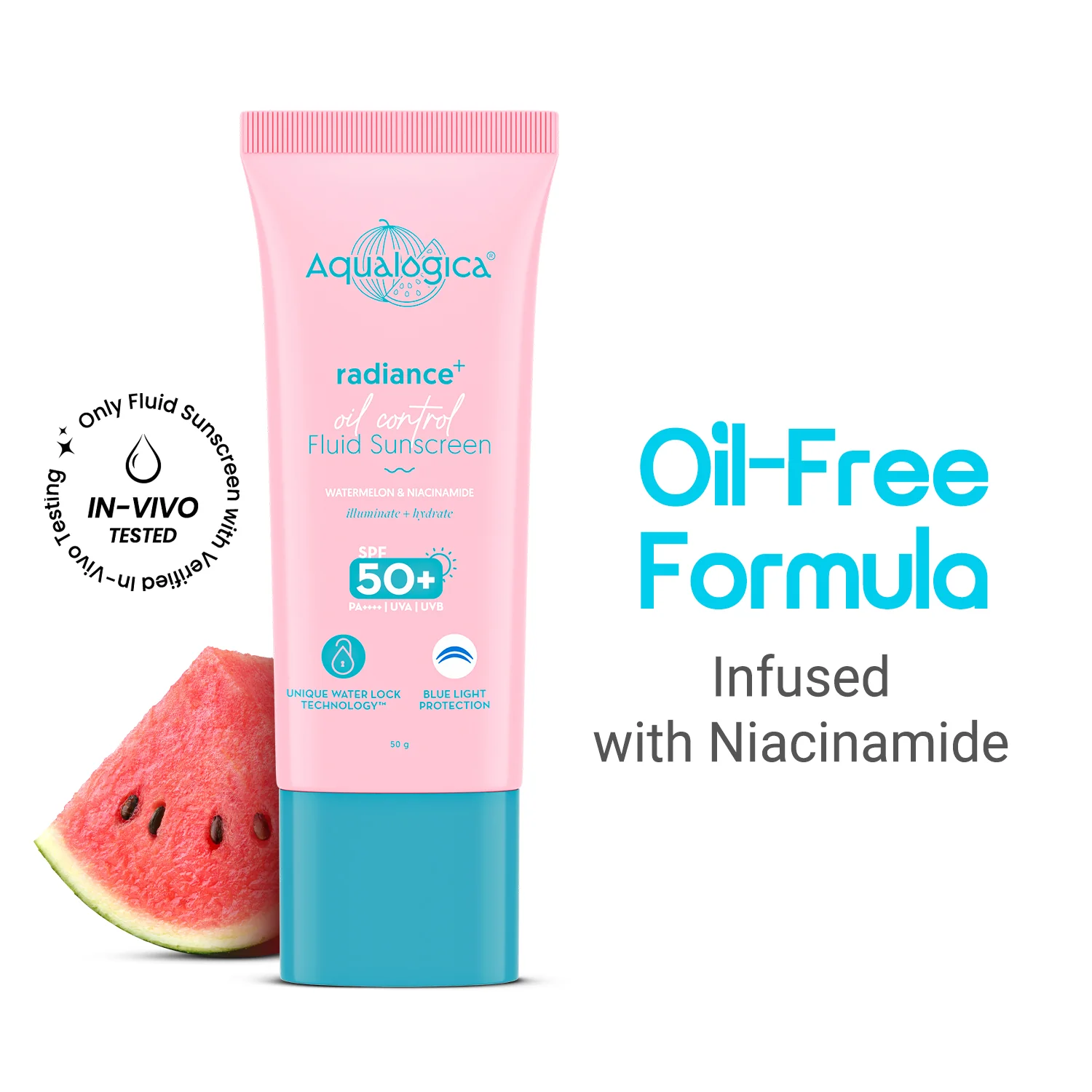 Radiance+ Oil Control Fluid Sunscreen for Oily Skin - 50g - Image 7