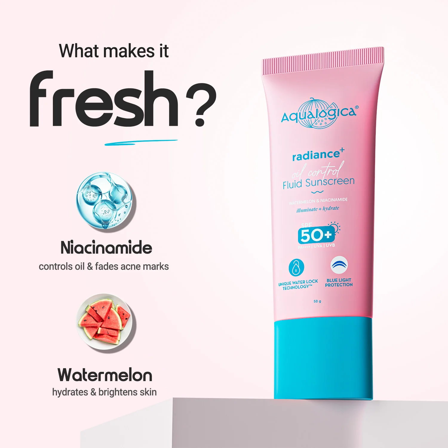 Radiance+ Oil Control Fluid Sunscreen for Oily Skin - 50g - Image 9
