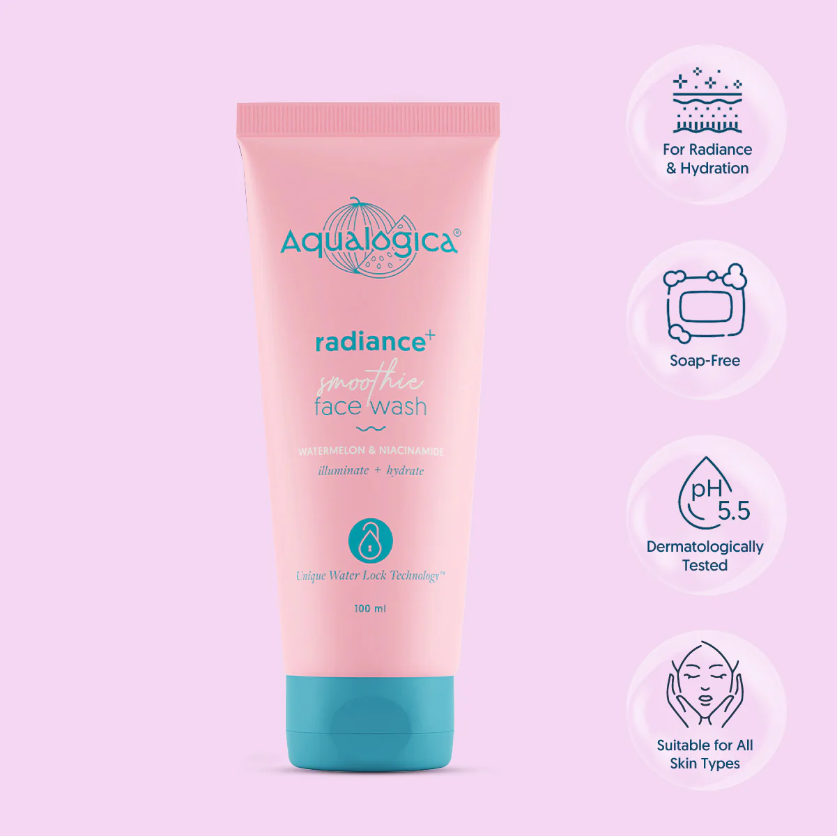 Radiance+ Smoothie Face Wash - 100ml (Pack of 2) - Image 2