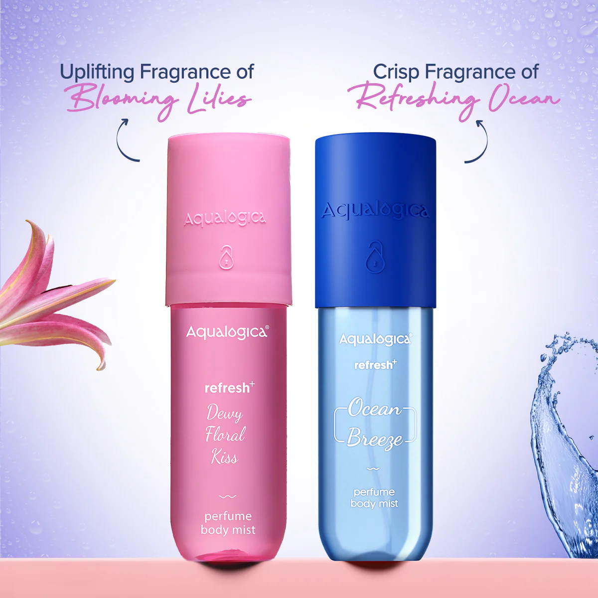 Refresh+ Sea Breeze & Floral Bliss Body Mist Combo - Image 2